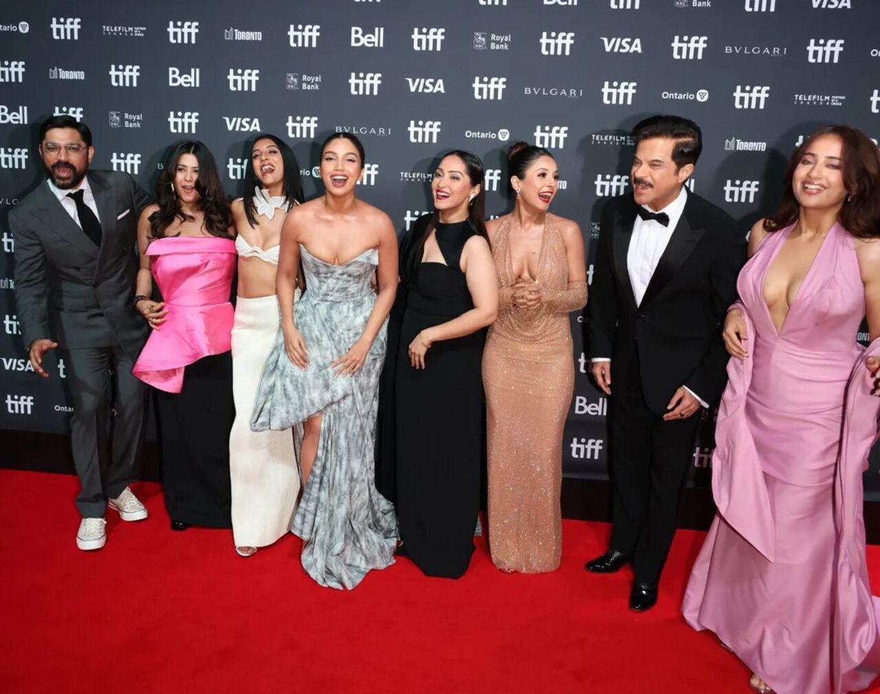 The joy and excitement for the world premiere at the Toronto International Film Festival 2023 was visible on every team member`s face